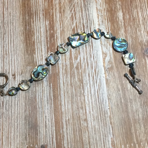 Diane Katzman Abalone Bracelet Beautiful Colors - Picture 3 of 3
